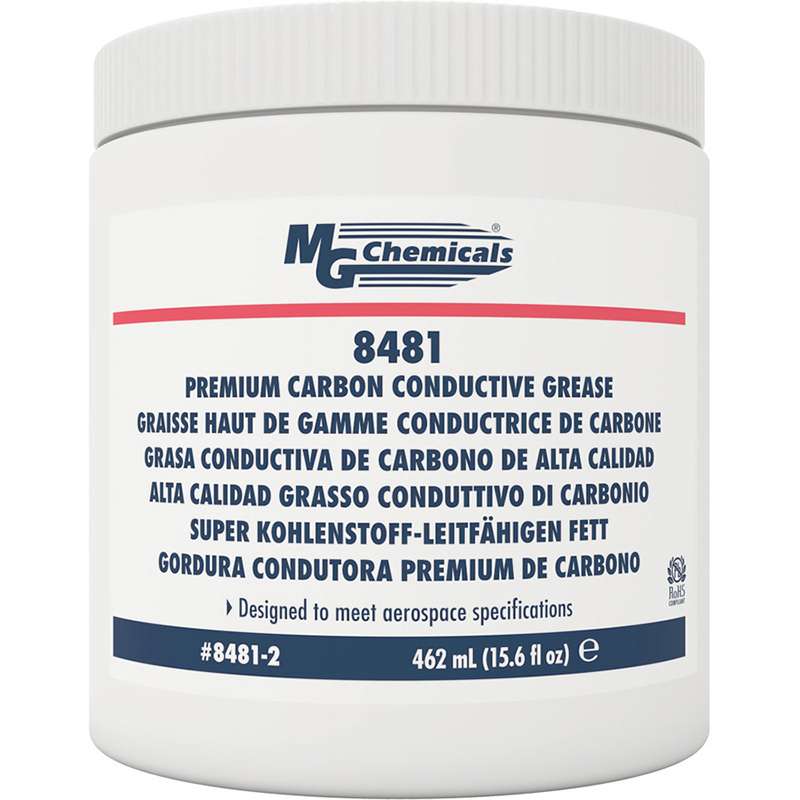 Premium Carbon Conductive Grease, Jar 16 oz